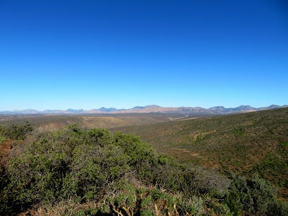 Beyond the blue mountains